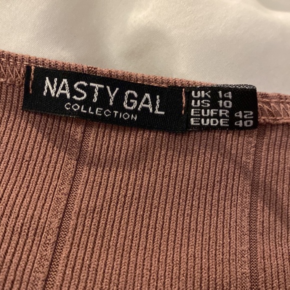 Without Line or Reason Top and Midi Skirt Set - color: Mauve - Picture 2 of 3